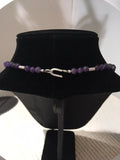 Amethyst and Aventurine Cleopatra Necklace