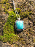 Amazonite and Sterling Necklace