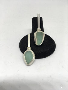 “Sisters Not Twins” Sea Glass Earrings