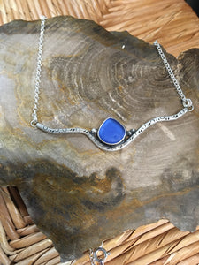 Cornflower Blue Shoreline Necklace