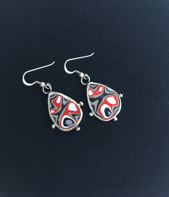 Fordite Earrings