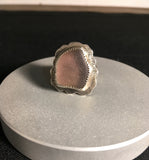 Amethyst Sea Glass Ring
