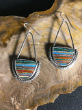 Rainbow Calsilica Earrings